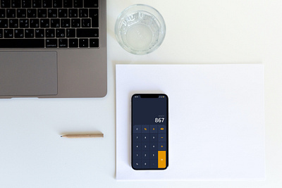 Mobile calculator UI design