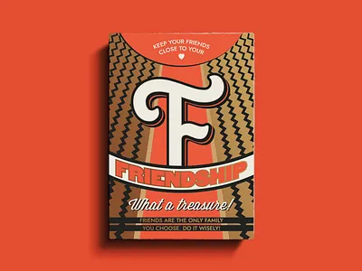 F is for Friendship badge