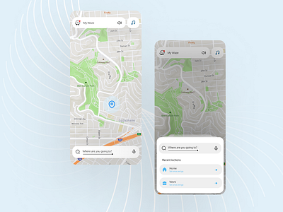 Navigation App Design (Waze App Redesign) 3d animation branding design figma free free dwonload graphic design illustration logo motion graphics ui ui design uidesign uiux user experience user interface design userinterface uxui