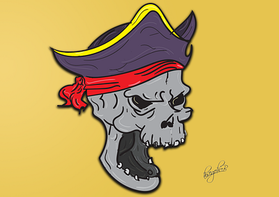 Skull design ill illustration vector