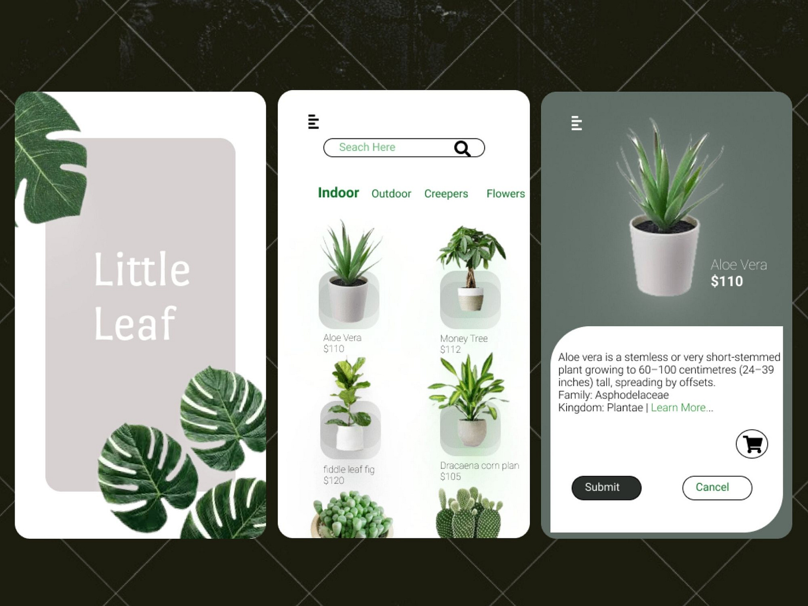 UI/UX for a planting Application by Dilki Thilakarathna on Dribbble