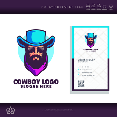 Cowboy logo farm