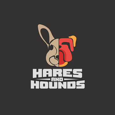 Hares and Hounds branding design dog game graphic design hares hounds hounds and hares illustration logo mobile mobile game rabbit typography vector