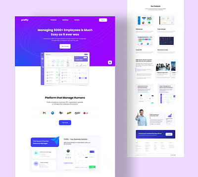 Profify - SAAS Product Design branding design illustration logo typography ui ux web