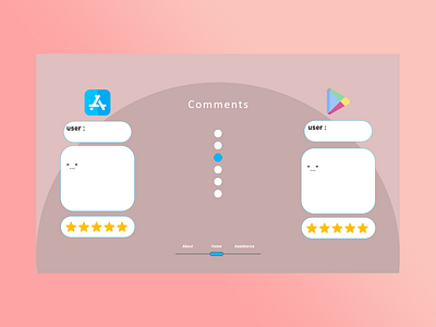 customer review part of an app apk app design graphic design home ui