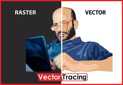 Avatar Vector | Vector Tracing | Man Vector avatar vector design graphic design illustration image image to vector sketch sketch vector vector vector art vector artist vector design vector illustration vector logo vector tracing vectorize