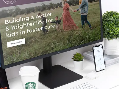 Non-Profit Website art design graphic design minimal typography ui web website