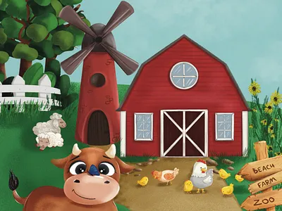 Children’s book illustration book illustrations character design childrens book illustrations cute animals farm farm animals illustration