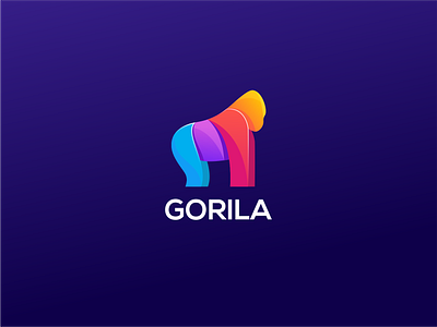 Gorila Colorfull background