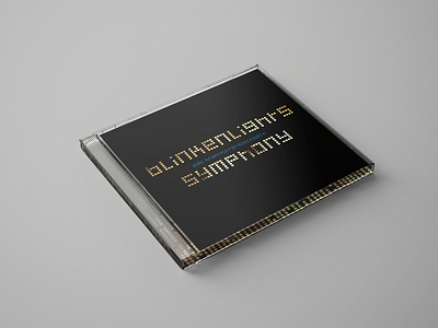 CD jewel case: Blinkenlights Symphony album artwork band case cd commercial cover art design digital jewel music print