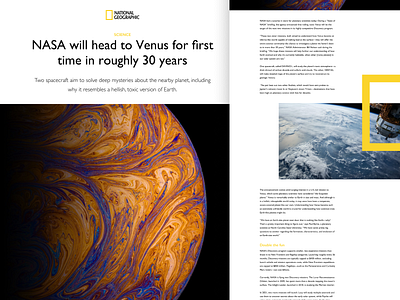 Blog Post - DailyUI - 035 article blog clean dailyui dailyuichallenge instapaper light minimalistic national geographic post reader reading redesign space ui ux web website