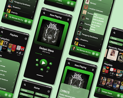 Music Player - App Design androidapps app appleapps mobileapps music musicplayer ui ui design uiforapple uilayout uiux uxdesign