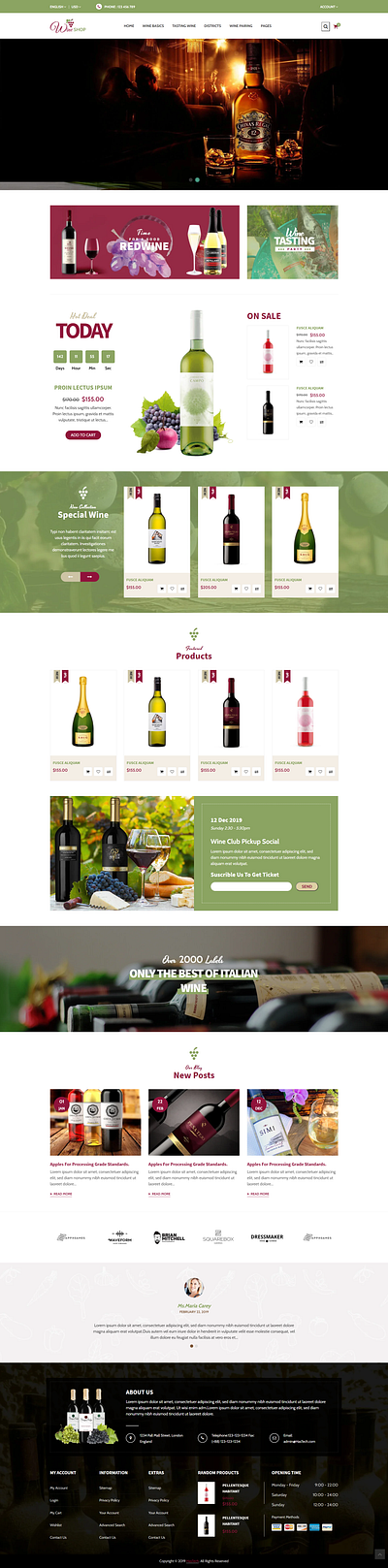 Fobe – Multipurpose eCommerce HTML Template bakery shop html template ecommerce html template multipurpose html template multipurpose website template organic products html template pet food web template wine house html template