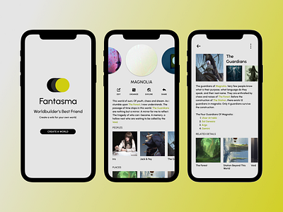 UI UX Exploration - Fantasma branding clean design design illustration logo ui ui design ui exploration ui ux uidesign