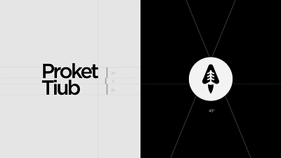 Proket Tiub - Type branding design illustrator logo logo design logomark logotype minimal minimalism type