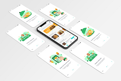 Food App Design app branding design graphic design illustration logo typography ui ux