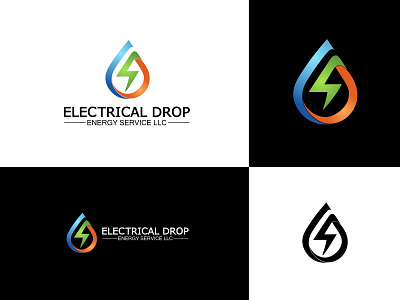 Electrical Drop logo branding drop logo electric logo electrical drop logo electrical logo electricity logo energy logo graphic design logo logo branding logo design professional logo