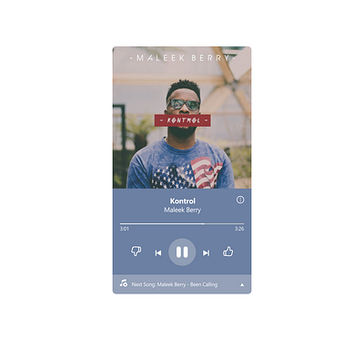 #DailyUI #Day009 app design music ui