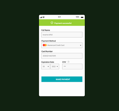 #DailyUI #Day011 app design e commerce payment ui