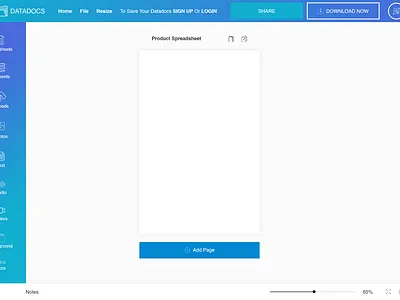 Data-Analysis Application Design app clean minimalist modern simple software technology web page