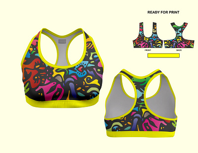 Ladies Top (Bra) branding design fight graphic design illustration logo mma vector