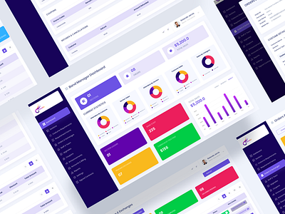 Carnivalist - Sales Management Dashboard 3d admin panel analytics animation carnivalist chart dashboard order dashboard product management product warehouse purple sales dashboard sales management sales report statistics trendy design ui ux warehouse web app