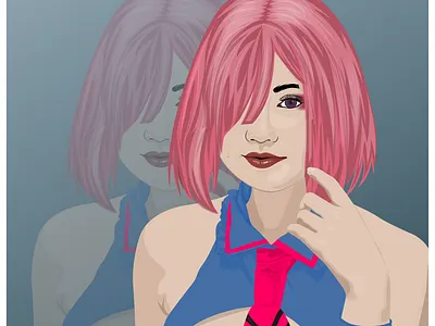 Portrait artwork graphic design portrait vector