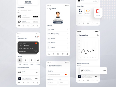 Money Wallet App Design app app design mobile app design money money app money service app money wallet money wallet app safe money app ui ui design ui ux design ux ux design wallet wallet app