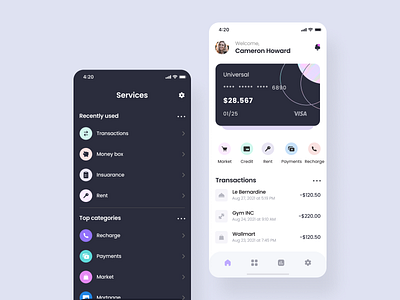 Finance mobile app android android app android app design android design bank app bank card card card design cart design finance ios ios app ios app design mobile mobile ui mobile ux ui ux wallet