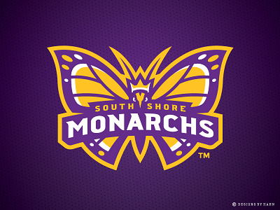 South Shore Monarchs Logo butterfly logo logo monarchs sports logo the basketball league