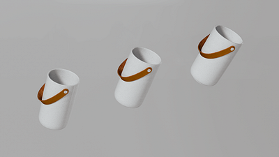 Stelton ice bucket 3d render