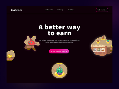 Crptofarming animation crypto figmadesign product design ui