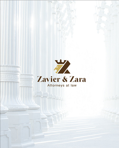 Zavier & Zara branding design graphic design illustration justice law logo logo designer logo law logodesign logotype vector