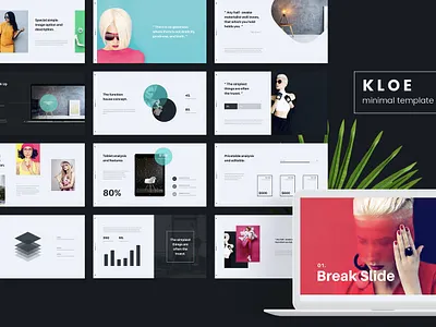 KLOE - Minimal Presentation Template clean colorful company corporate design google slides keynote modern multipurpose multipurpose template photography pitch deck portfolio presentation studio template unique web design web development website