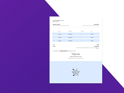 Invoice Template css desinger html invoice minimal template ui ux