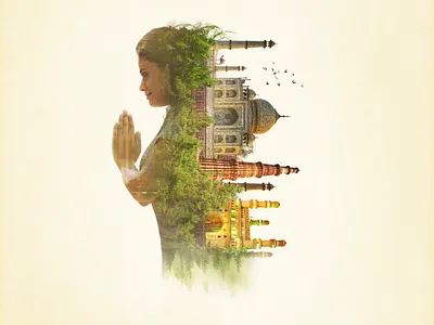 Double Exposure art design digital design graphic design minimalist