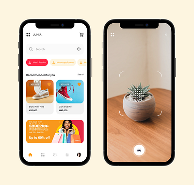 JumiAR: The Jumia AR Experience design figma figmaafrica ui uidesign uiux ux