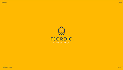 Fjordic Consultancy brand branding identity logo logotype scandinavian