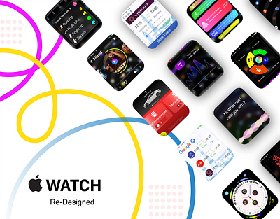 Apple Watch Revamped Interface app design ios ui ux