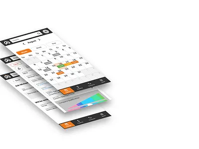 Cartrack CRM Mobile ui user interface design