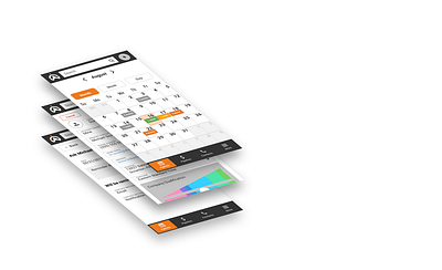 Cartrack CRM Mobile ui user interface design