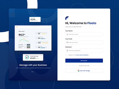 Register Form app application authentication chart design figma geometric input field inputs light mode login logo management register registration sign up ui ui design ux web app