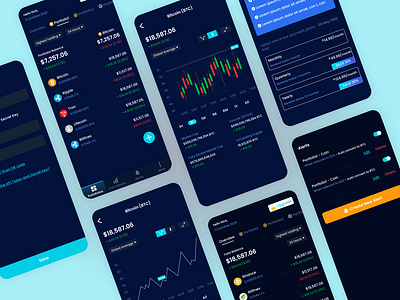 Crypto Command - Crypto Exchange App branding crypto currency design finnacial home mobile ui ux uxdesign