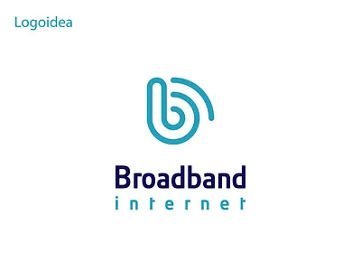 BroadBand branding broadband logo design identity illustration internet concept internet deisgn internet logo internet logo idea logo logo concept logo design vector wifi logo