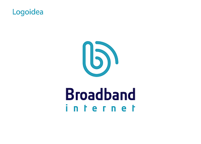 BroadBand branding broadband logo design identity illustration internet concept internet deisgn internet logo internet logo idea logo logo concept logo design vector wifi logo