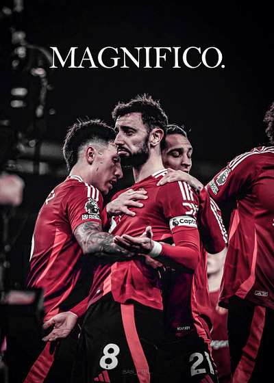 Bruno Fernandes: Our Portuguese Magnifico design football graphic design manchester united soccer