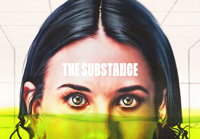 THE SUBSTANCE (2024) ALT. MOVIE POSTER II advertising collage film graphic design key art luisito collagea movie poster poster design the substance