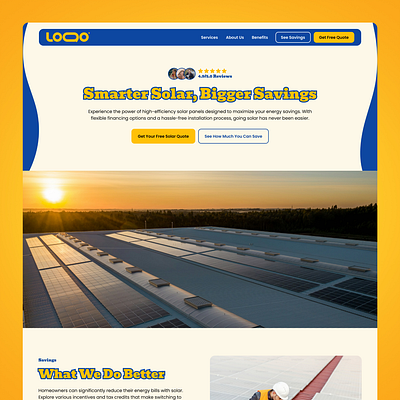 Radiant Solar ☀️ | Solar & Battery Solutions Website Design best solar website design landing page modern solar solar company website solar energy solar energy website solar landing page solar website solar website design web design website website design