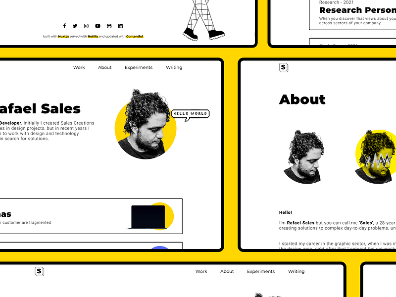 New Personal Website - mosaic