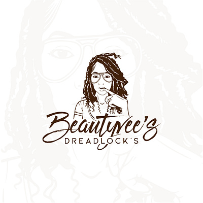 Beautyvee's DreadLocks beauty logo bran brand idenitity branding logo